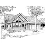 House Plan Front of Home 072D-0237