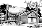 House Plan Front of Home 072D-0241