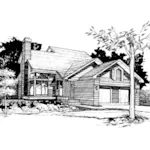 House Plan Front of Home 072D-0241