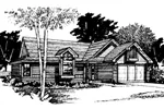 House Plan Front of Home 072D-0246