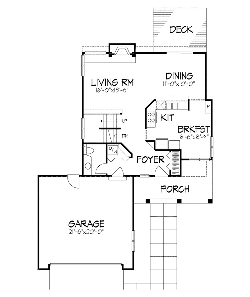 Farmhouse Plan First Floor - Shepherd Crossing Country Home 072D-0248 - Shop House Plans and More