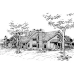 House Plan Front of Home 072D-0254