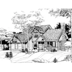 Rustic House Plan Front of Home - Monroe Hill Rustic Home 072D-0257 - Shop House Plans and More