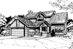 House Plan Front of Home 072D-0261