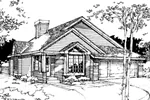Southern House Plan Front of Home - Winsted Place Ranch Home 072D-0270 - Shop House Plans and More