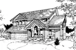 Traditional House Plan Front of Home - Bouvardia Victorian Home 072D-0273 - Search House Plans and More