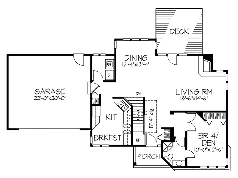 Country House Plan First Floor - Nadia Grove Country Home 072D-0274 - Shop House Plans and More