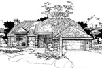 Contemporary House Plan Front of Home - Devereaux Grove Country Home 072D-0275 - Search House Plans and More