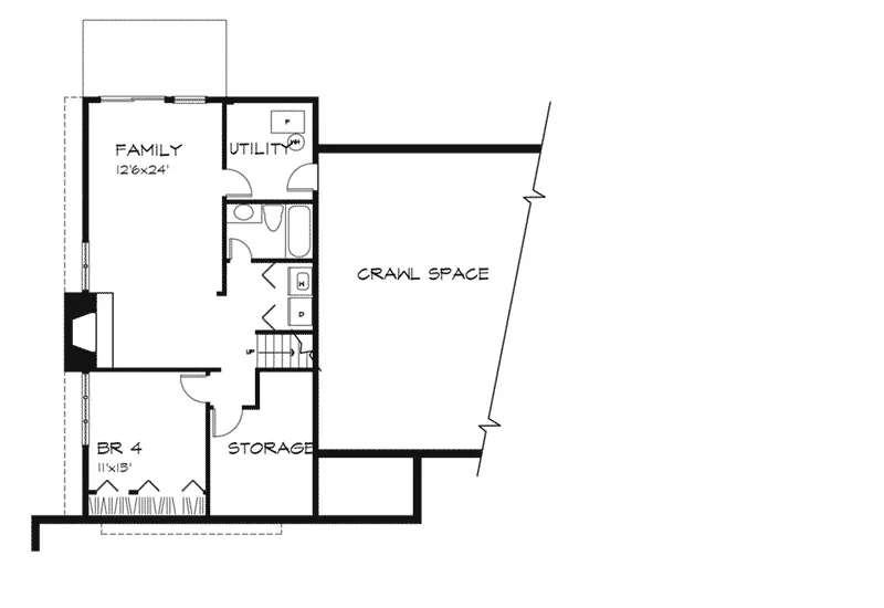 Craftsman House Plan Second Floor - Saddlebrook Split-Level Home 072D-0277 - Shop House Plans and More