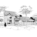 Country House Plan Front of Home - Brandeis Traditional Home 072D-0278 - Search House Plans and More