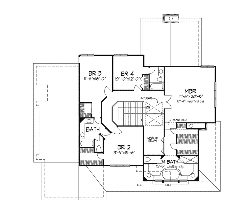 Country House Plan Second Floor - Joanna Pass Luxury Home 072D-0281 - Search House Plans and More