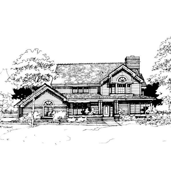 Luxury House Plan Front of Home - Joanna Pass Luxury Home 072D-0281 - Search House Plans and More