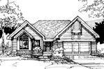 Ranch House Plan Front of Home - Winona Hill Ranch Home 072D-0282 - Shop House Plans and More