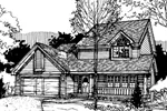 Farmhouse Plan Front of Home - Debrecht Hill Country Home 072D-0283 - Search House Plans and More