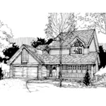 House Plan Front of Home 072D-0283