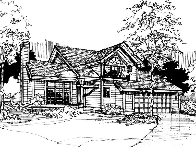 Country House Plan Front of Home - Powdermill Traditional Home 072D-0284 - Shop House Plans and More