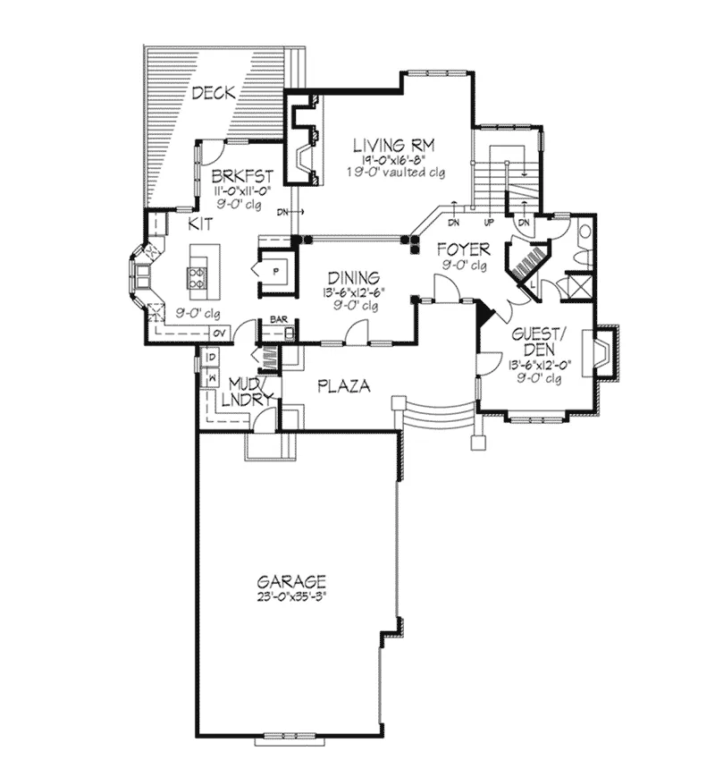 Victorian House Plan First Floor - Killarney Place Traditional 072D-0286 - Search House Plans and More