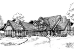 Southern House Plan Front of Home - Duval Manor Luxury Home 072D-0287 - Search House Plans and More