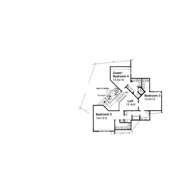 Shingle House Plan Second Floor - Rockefeller Neoclassical Home 072D-0288 - Shop House Plans and More