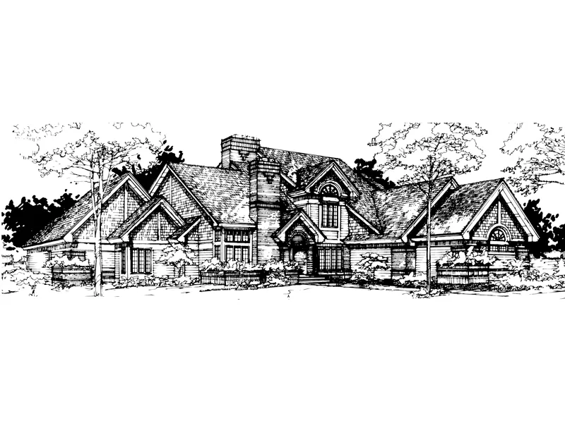 Contemporary House Plan Front of Home - Rockefeller Neoclassical Home 072D-0288 - Shop House Plans and More