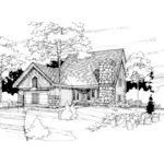 Southern House Plan Front of Home - Viceroy Rustic Home 072D-0289 - Shop House Plans and More