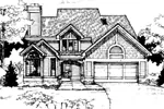 Modern House Plan Front of Home - Armour Traditional Home 072D-0291 - Search House Plans and More