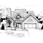 Victorian House Plan Front of Home - Armour Traditional Home 072D-0291 - Search House Plans and More