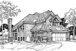 Contemporary House Plan Front of Home - Webshire Neoclassical Home 072D-0295 - Shop House Plans and More