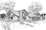 Modern House Plan Front of Home - Oleander Place Eightplex 072D-0305 - Shop House Plans and More