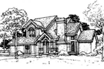 House Plan Front of Home 072D-0309