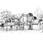 Country House Plan Front of Home - Elkhorn Neoclassical Home 072D-0309 - Search House Plans and More