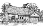 House Plan Front of Home 072D-0316