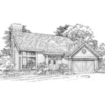 House Plan Front of Home 072D-0316