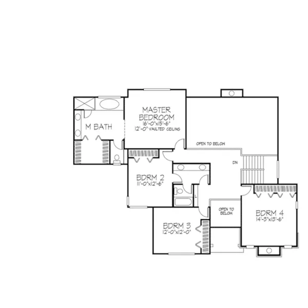 Contemporary House Plan Second Floor - Huxley Manor Luxury Home 072D-0321 - Search House Plans and More