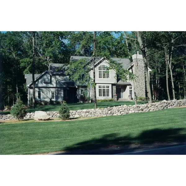 Majestic Manor Home Has Prominent Stone Chimney