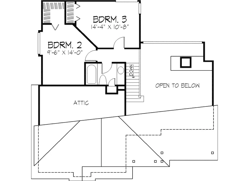 Southern House Plan Second Floor - Henrietta Hill Country Home 072D-0323 - Search House Plans and More