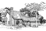Country House Plan Front of Home - Alec Creek Rustic Home 072D-0336 - Search House Plans and More
