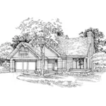 House Plan Front of Home 072D-0342