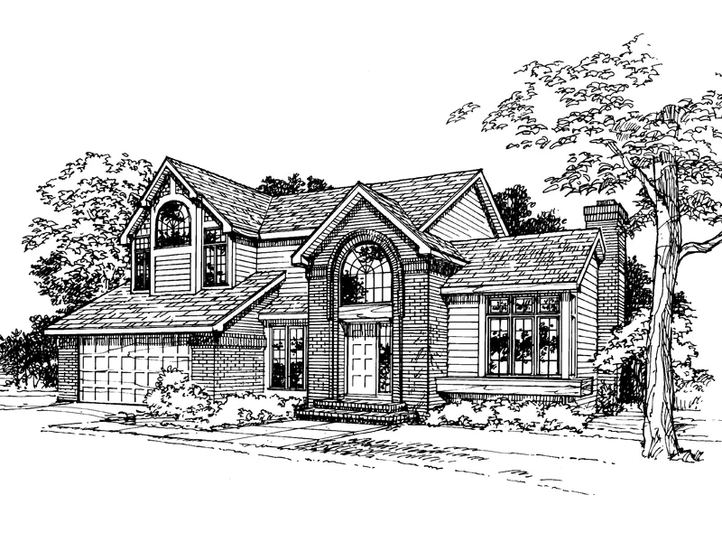 Southern House Plan Front of Home - Bedell Compact Ranch Home 072D-0344 - Search House Plans and More