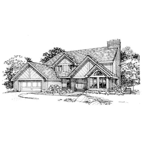 Southern House Plan Front of Home - Benedetta Modern Country Home 072D-0346 - Search House Plans and More