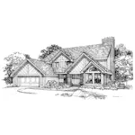 Southern House Plan Front of Home - Benedetta Modern Country Home 072D-0346 - Search House Plans and More