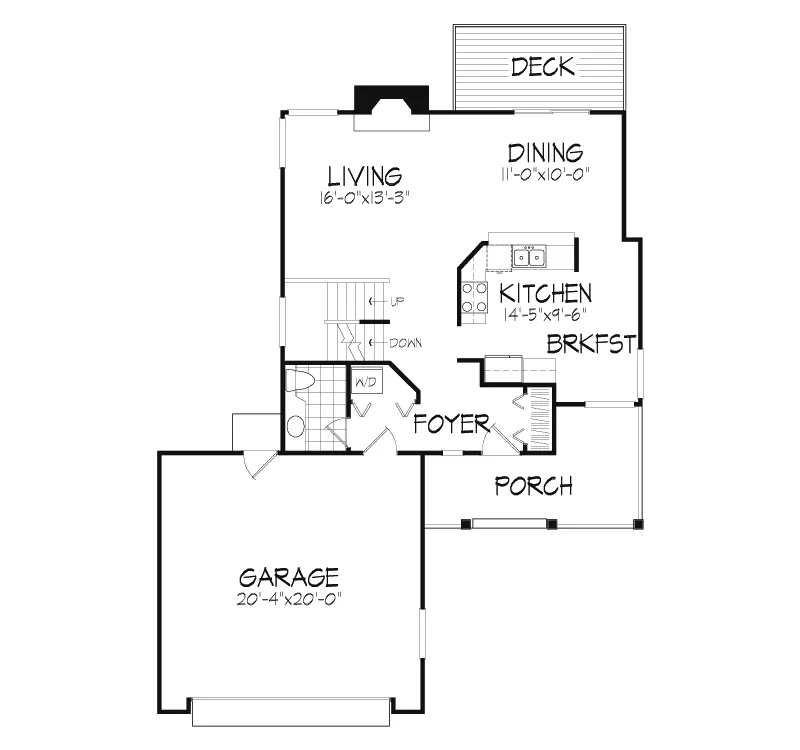 Southern House Plan First Floor - Lindisfarne Country Home 072D-0348 - Shop House Plans and More