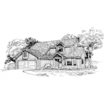 House Plan Front of Home 072D-0352