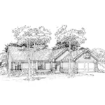 House Plan Front of Home 072D-0353