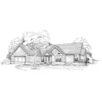 Ranch House Plan Front of Home - Nadia Pass Ranch Home 072D-0358 - Shop House Plans and More