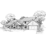 Modern House Plan Front of Home - Rodelle Manor Luxury Home 072D-0365 - Shop House Plans and More