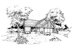 Country House Plan Front of Home - Markdale Ranch Home 072D-0367 - Shop House Plans and More