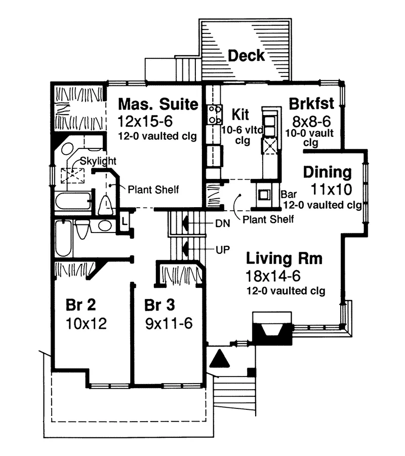 Lowcountry House Plan First Floor - Sabrina Anne Split-Level Home 072D-0368 - Shop House Plans and More