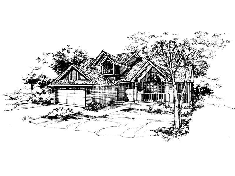Country House Plan Front of Home - Patrick Farm Country Home 072D-0371 - Shop House Plans and More