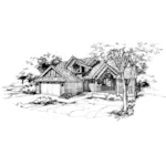 Southern House Plan Front of Home - Patrick Farm Country Home 072D-0371 - Shop House Plans and More